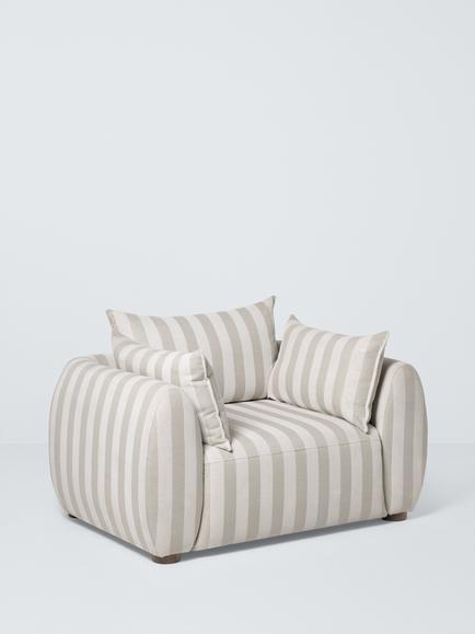John Lewis Elara Snuggler, Natural Stripe, Natural Stripe