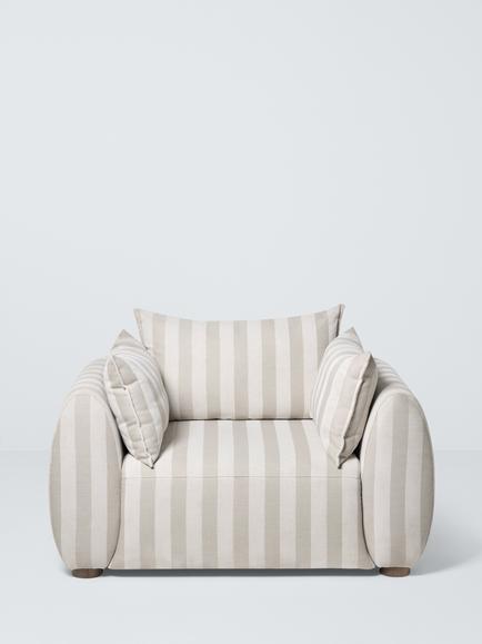 John Lewis Elara Snuggler, Natural Stripe - view 2, Natural Stripe