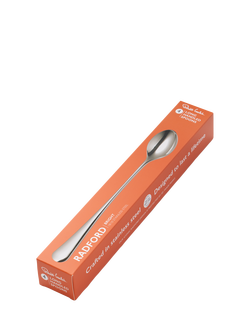 Robert Welch Radford Bright Stainless Steel Long Handled Latte Spoons, Set of 4 - view 2, Silver