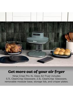 Ninja XL Crispi PRO XL Air Fryer, 5.7L - view 2, Ash Grey