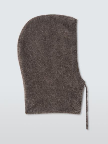 John Lewis Brushed Cashmere Hood - view 2, Mole