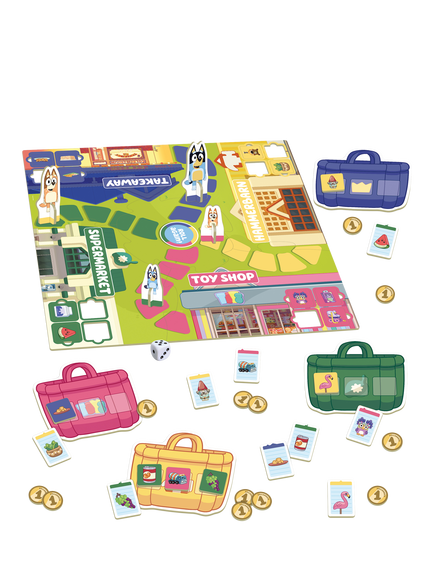Orchard Toys Bluey Lets Go Shopping Game - view 2, Multi