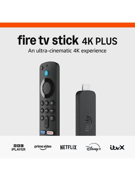 Amazon Fire TV Stick 4K Plus (2nd Generation) Ultra HD Streaming Device with Alexa Voice Remote, Black - view 2, Black