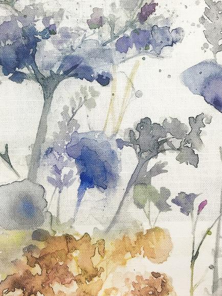 Voyage Ilinizas Made to Measure Curtains or Roman Blind, Clementine, Clementine