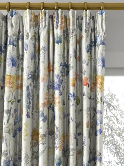 Voyage Ilinizas Made to Measure Curtains or Roman Blind, Clementine - view 2, Clementine