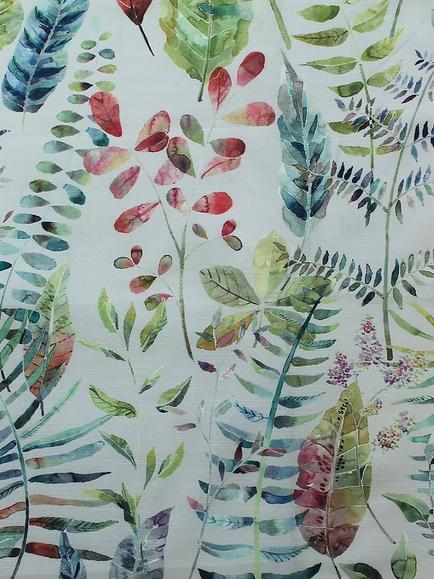 Voyage Kenton Made to Measure Curtains or Roman Blind, Pomegranate Silver, Pomegranate Silver