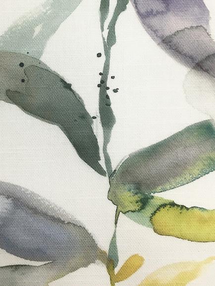 Voyage Naura Made to Measure Curtains or Roman Blind, Lemon, Lemon