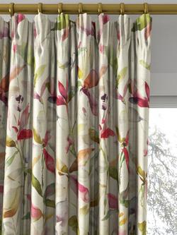 Voyage Naura Made to Measure Curtains or Roman Blind, Poppy Natural - view 2, Poppy Natural