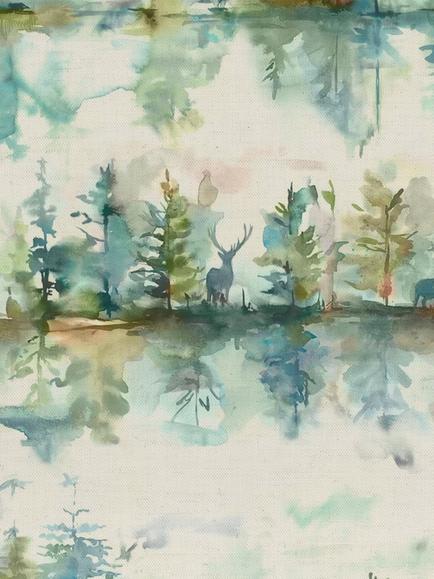 Voyage Wilderness Furnishing Fabric, Cream Topaz