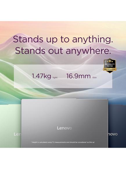 Lenovo IdeaPad Slim 5 Laptop, AMD Ryzen AI 5 Processor, 16GB RAM, 1TB SSD, 14" WUXGA, Luna Grey - view 2, Luna Grey