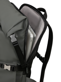 Samsonite Glam-Go Roll Top Laptop Backpack, 26L - view 2, Climbing Ivy