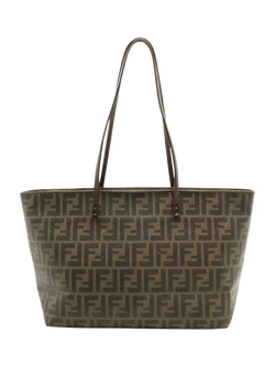 Pre-loved Fendi Zucca Canvas Tote Bag, Brown, Brown