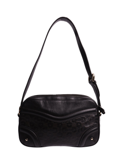 Pre-loved GUCCI Crest Horsebit Shoulder Bag, Brown - view 2, Brown