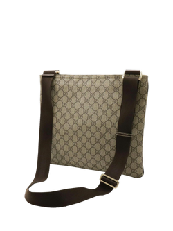 Pre-loved GUCCI GG Supreme Shoulder Bag, Brown - view 2, Brown