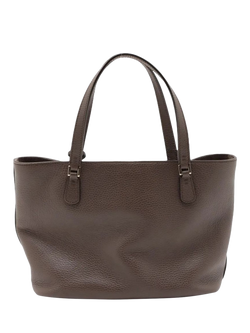 Pre-loved GUCCI Leather Top Handle Bag, Brown - view 2, Brown