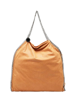 Pre-loved Stella McCartney Falabella Silver Hardware Chain Bag, Orange, Orange