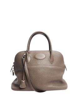 Pre-loved Hermès 2016 Bolide 2-Way Bag, Grey, Grey