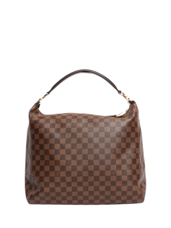 Pre-loved Louis Vuitton 2013 Damier Ebene Portobello GM Bag, Brown, Brown