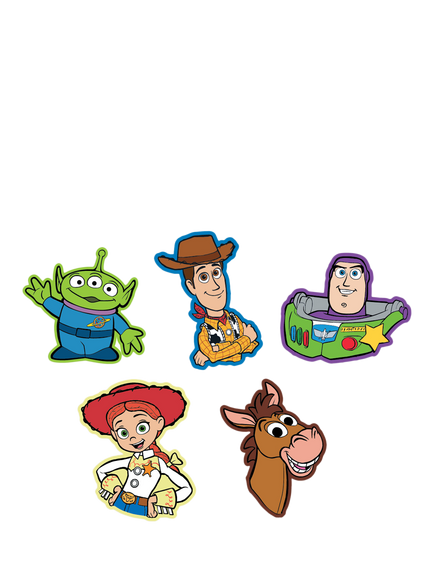 Crocs Kids' Toy Story Jibbitz Charms, Set of 5, Multi, Multi