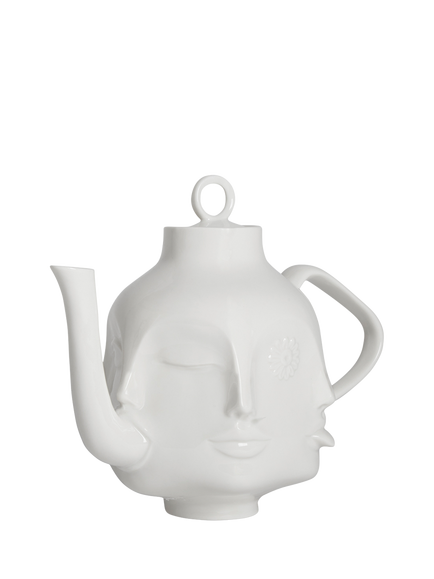 Jonathan Adler Muse Dora Maar Porcelain Teapot 1.1L, White, White