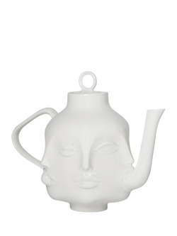 Jonathan Adler Muse Dora Maar Porcelain Teapot 1.1L, White - view 2, White