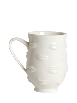 Jonathan Adler Muse Gala Porcelain Mug, 473ml, White, White