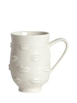 Jonathan Adler Muse Gala Porcelain Mug, 473ml, White - view 2, White