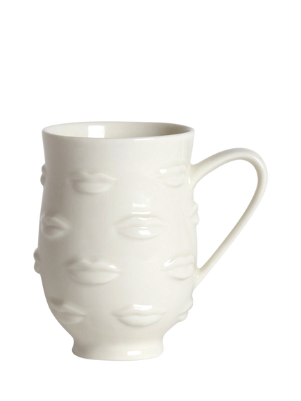 Jonathan Adler Muse Gala Porcelain Mug, 473ml, White - view 2, White