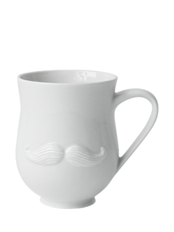Jonathan Adler Muse Mr & Mrs Reversible Porcelain Mug, 473ml, White - view 2, White