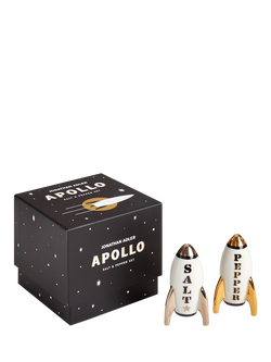 Jonathan Adler Apollo Porcelain Salt & Pepper Shaker Set - view 2, Gold