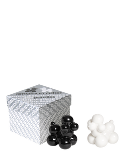Jonathan Adler Poodle Porcelain Salt & Pepper Shaker Set, Black/White - view 2, Black / White