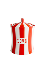 Jonathan Adler Vice Peace Porcelain Canister, Red