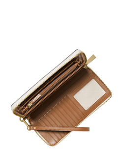 Michael Kors Jet Set Travel Wristlet Wallet, Vanilla - view 2, Vanilla