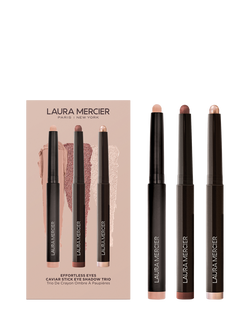 Laura Mercier Effortless Eyes Caviar Stick Eyeshadow Trio Makeup Gift Set, 