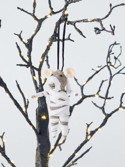 John Lewis Mummy Mouse Felt Tree Decoration - view 2, Multi
