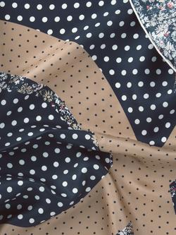 John Lewis Daisy Heritage Pure Silk Scarf, Multi - view 2, Multi