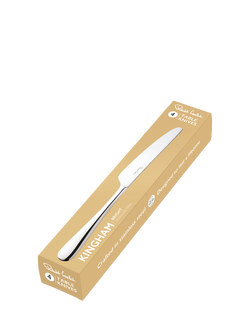 Robert Welch Kingham Bright Stainless Steel Table Knives, Set of 4 - view 2, Silver