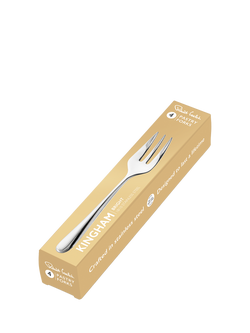 Robert Welch Kingham Bright Stainless Steel Pastry Forks, Set of 4 - view 2, Silver