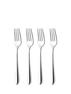Robert Welch Kingham Bright Stainless Steel Side Forks, Set of 4, Silver