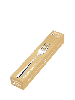 Robert Welch Kingham Bright Stainless Steel Table Forks, Set of 4 - view 2, Silver
