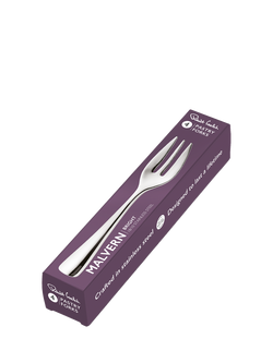 Robert Welch Malvern Bright Stainless Steel Pastry Forks, Set of 4 - view 2, Silver