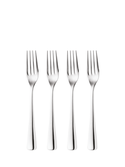 Robert Welch Malvern Bright Stainless Steel Side Forks, Set of 4, Silver