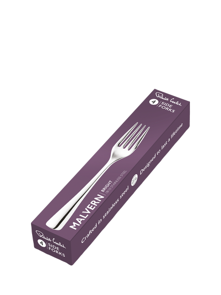 Robert Welch Malvern Bright Stainless Steel Side Forks, Set of 4 - view 2, Silver