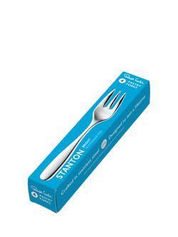 Robert Welch Stanton Bright Stainless Steel Pastry Forks, Set of 4 - view 2, Silver