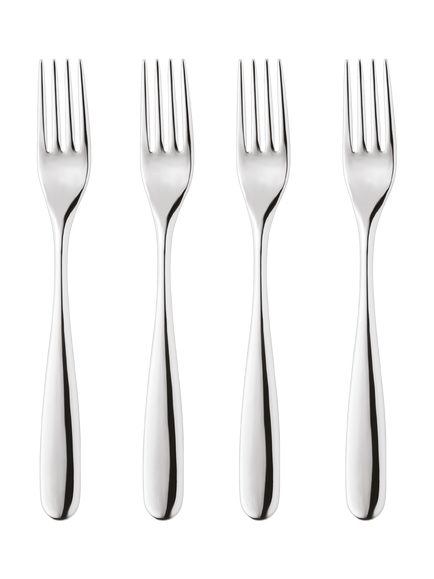Robert Welch Stanton Bright Stainless Steel Side Forks, Set of 4, Silver