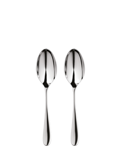 Robert Welch Arden Bright Stainless Steel Serving Spoons, Set of 2, Silver