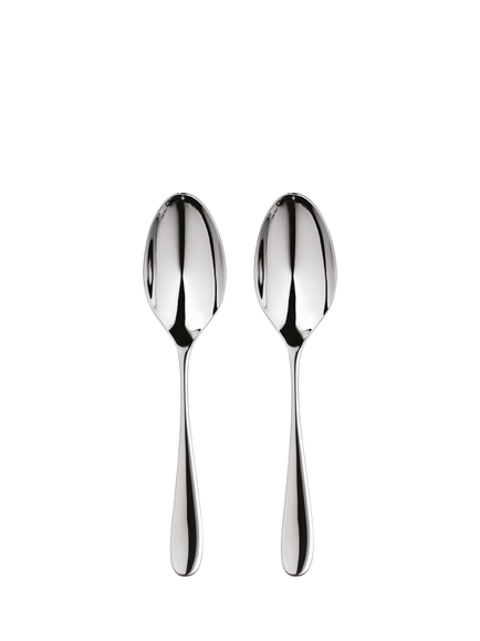 Robert Welch Arden Bright Stainless Steel Serving Spoons, Set of 2, Silver