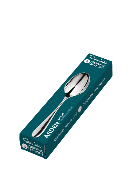 Robert Welch Arden Bright Stainless Steel Serving Spoons, Set of 2 - view 2, Silver