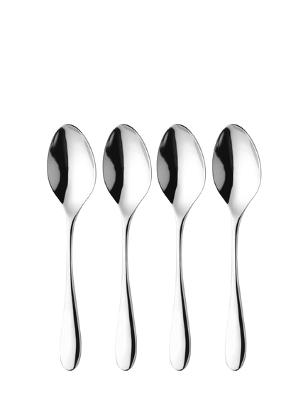 Robert Welch Arden Bright Stainless Steel Soup Spoons, Set of 4, Silver
