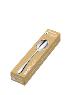 Robert Welch Kingham Bright Stainless Steel Serving Spoons, Set of 2 - view 2, Silver